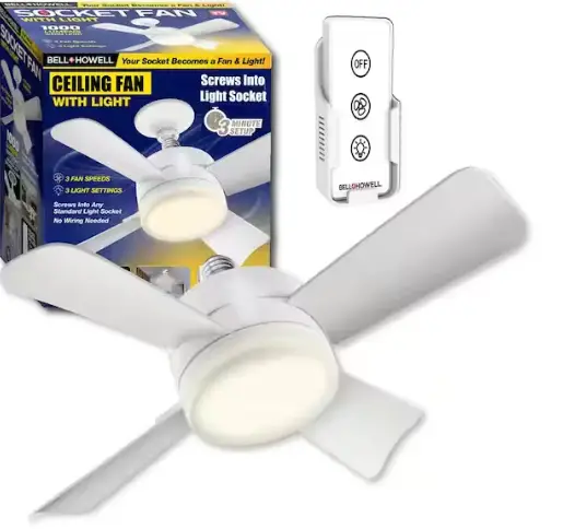 Socket Fan Light