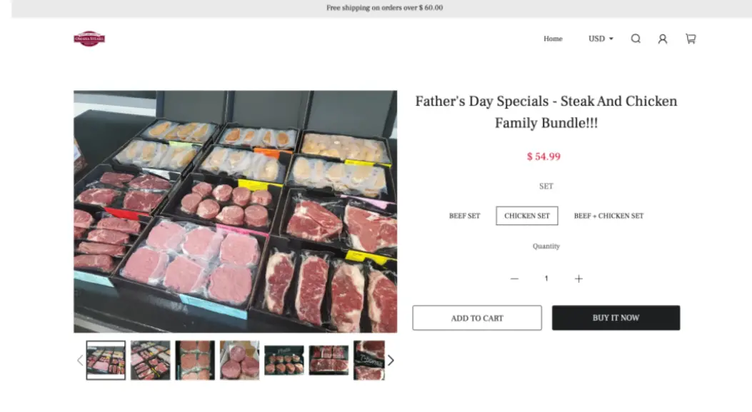 Omaha Steaks Image 