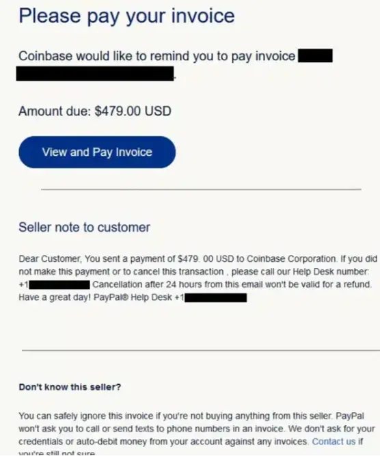 Parisi Studios Paypal Invoice