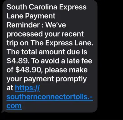 Southern Connector Toll