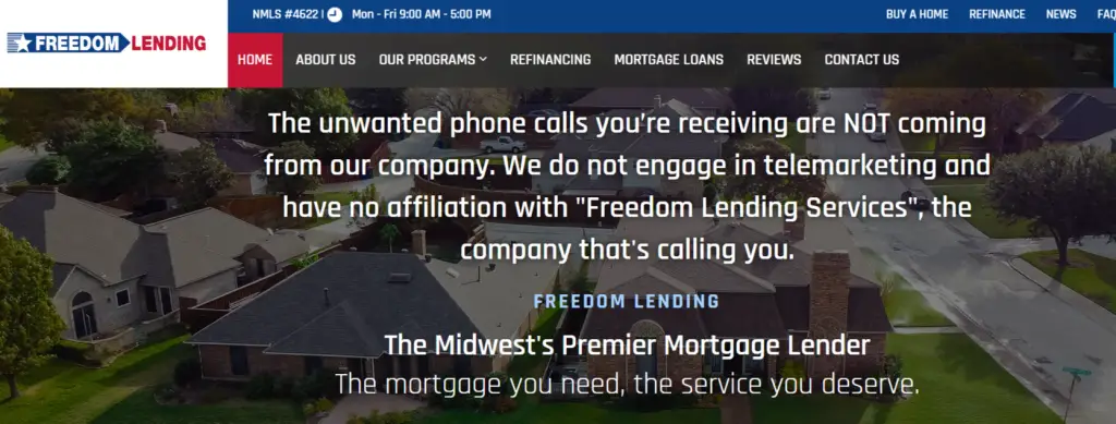 Freedom Lending Services Scam